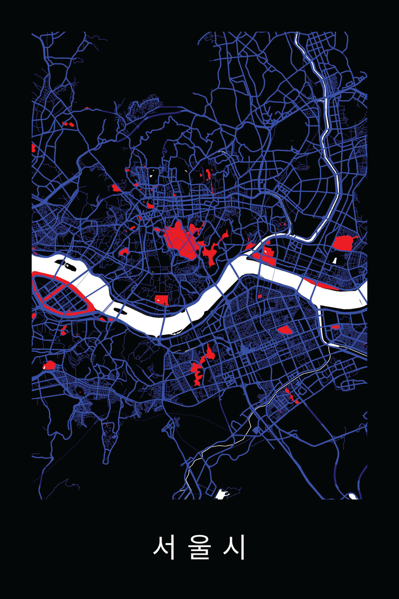 Illustration for article titled 14 Maps That Reveal The Hidden Beauty of Big Cities